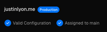 Custom Domain Success
