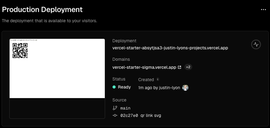 Deployment Success